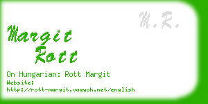 margit rott business card